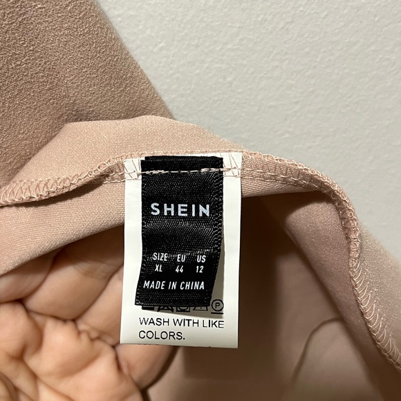SHEIN Apricot Open Front Vest - Picture 4 of 4